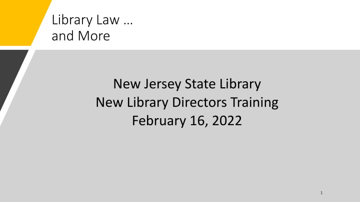 library law and more