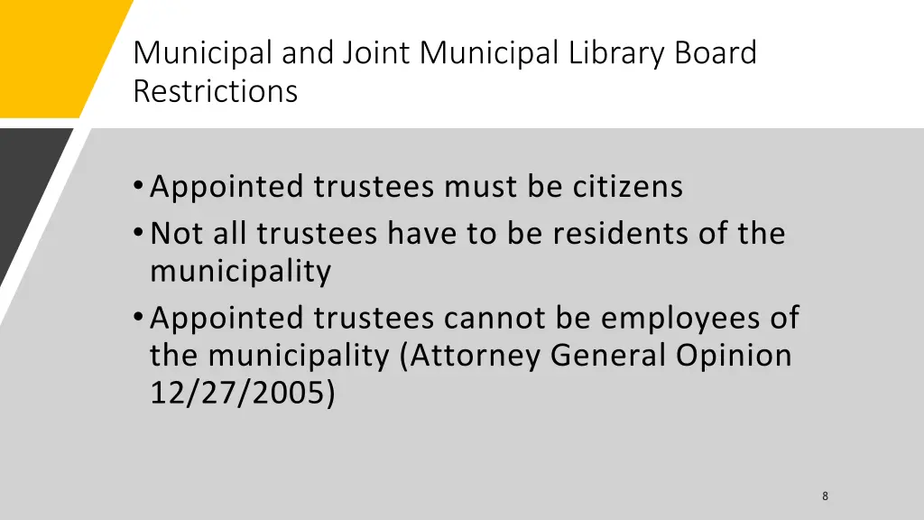 municipal and joint municipal library board 1