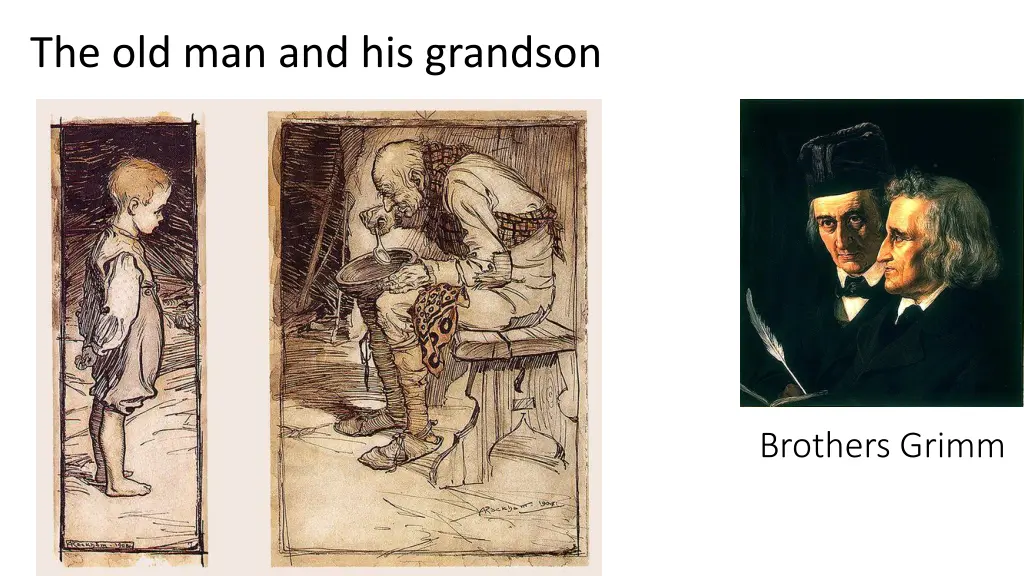 the old man and his grandson