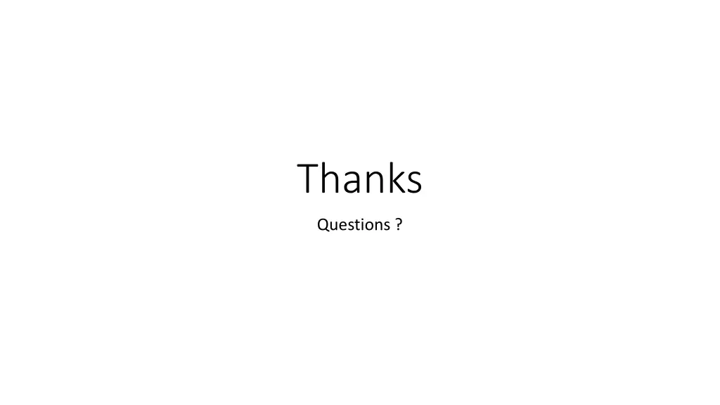 thanks