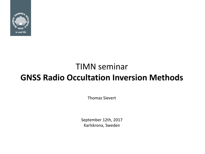 timn seminar
