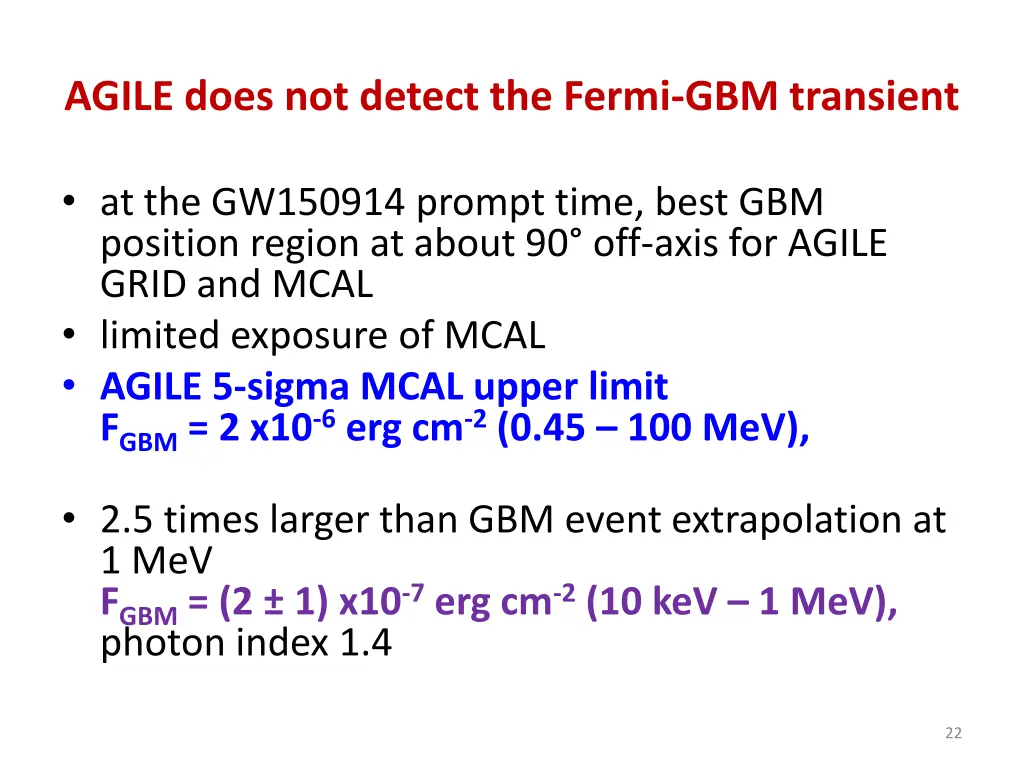 agile does not detect the fermi gbm transient