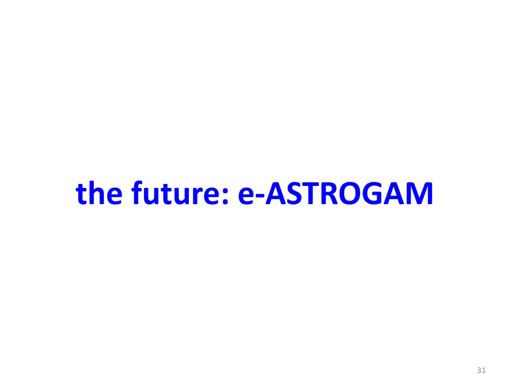 the future e astrogam