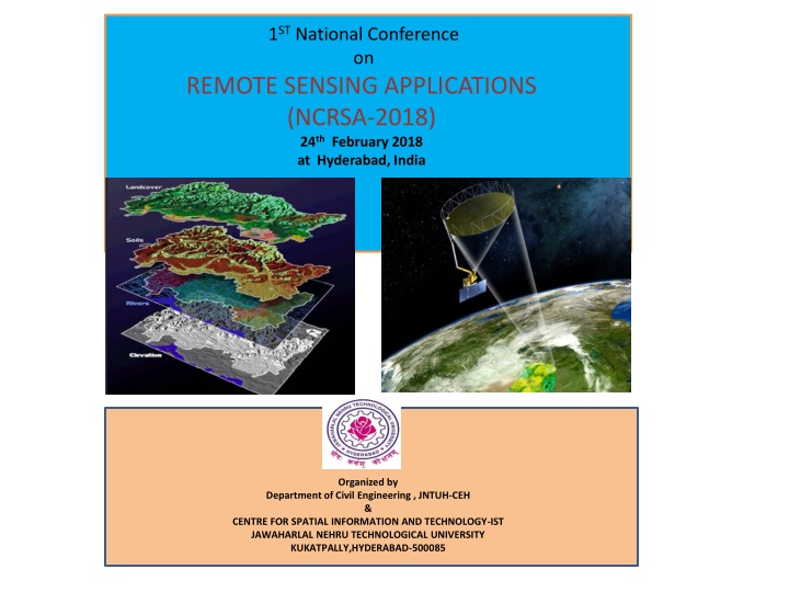 1 st national conference on remote sensing