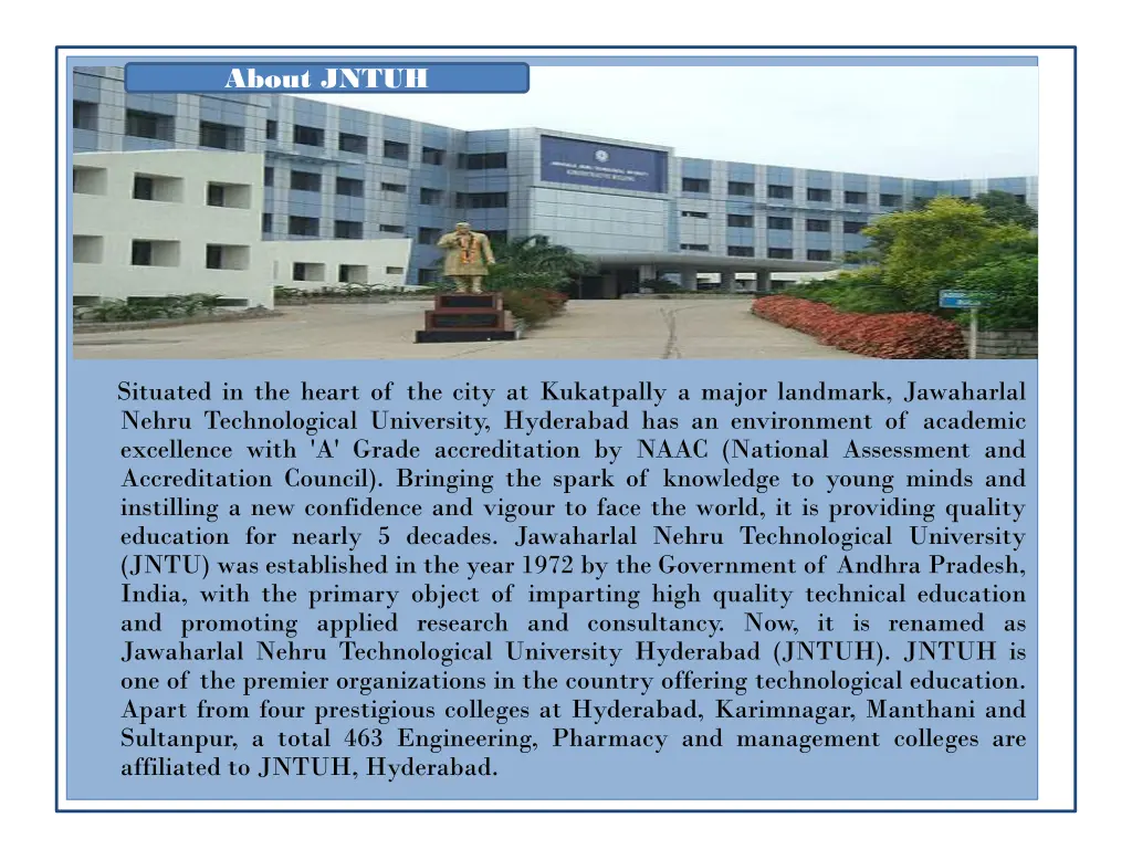 about jntuh