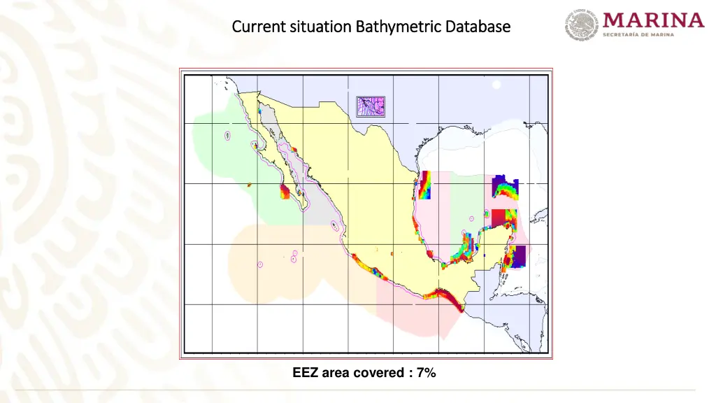 current situation bathymetric database current