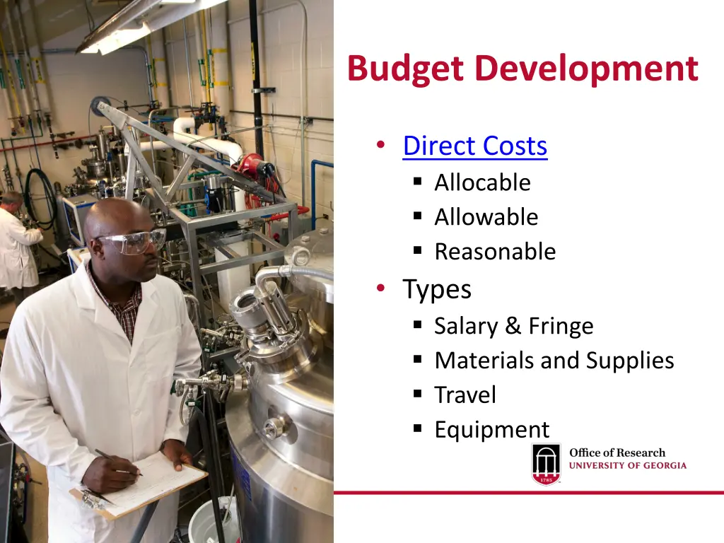 budget development
