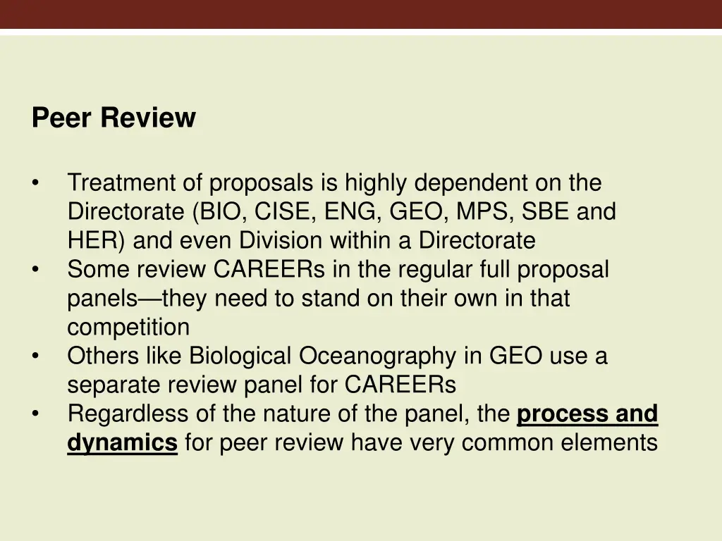 peer review