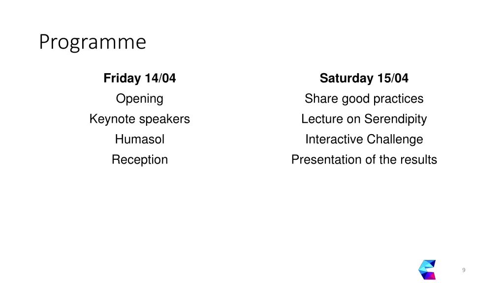 programme