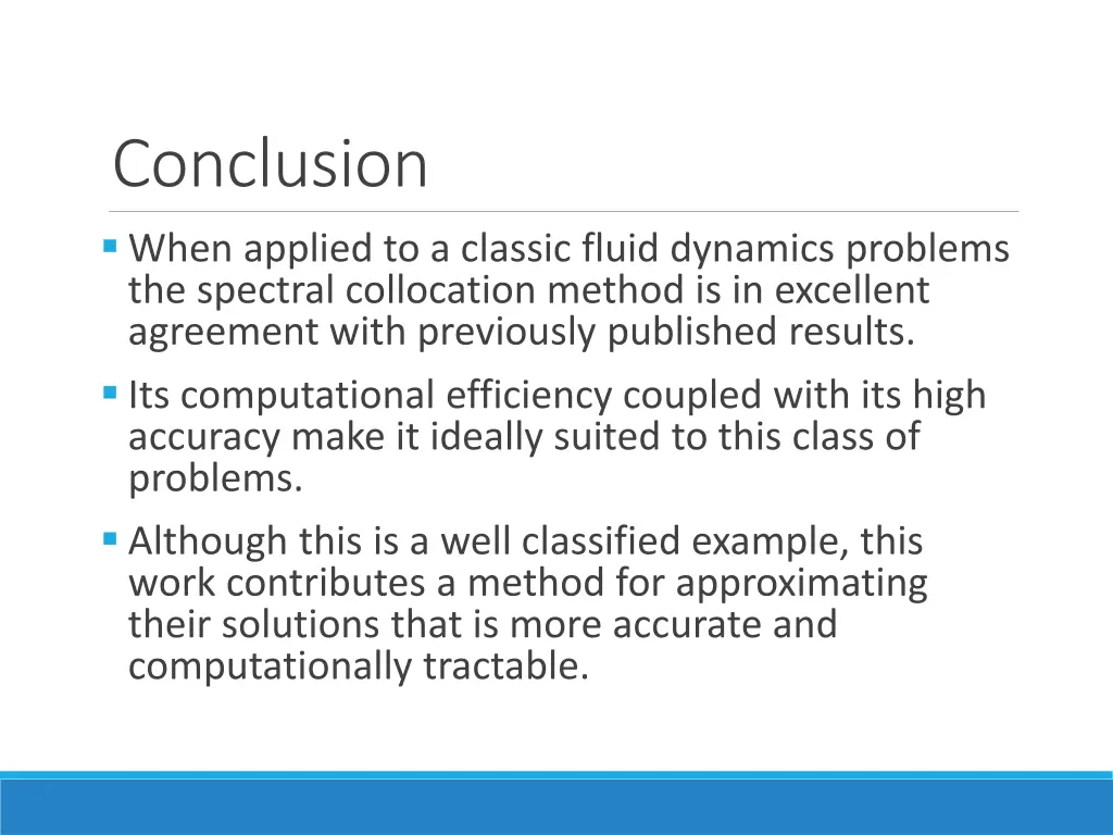 conclusion when applied to a classic fluid
