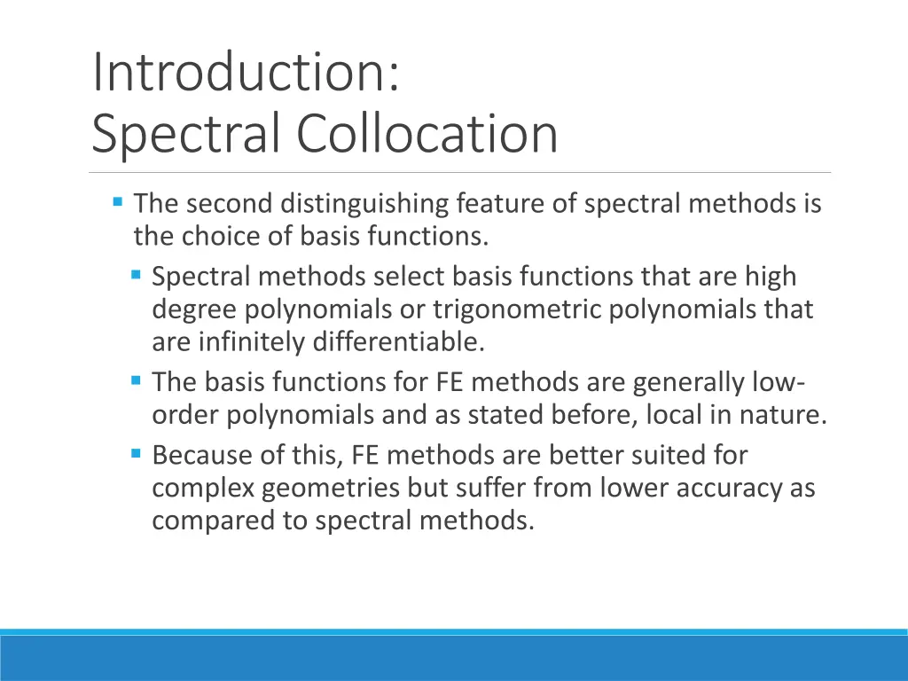 introduction spectral collocation