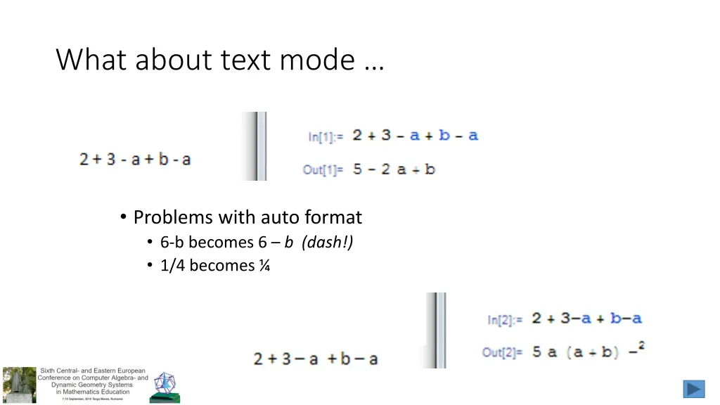 what about text mode