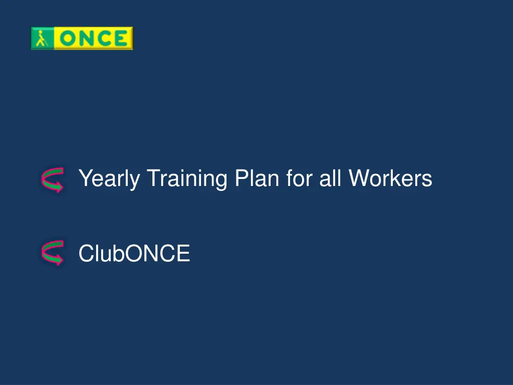 yearly training plan for all workers