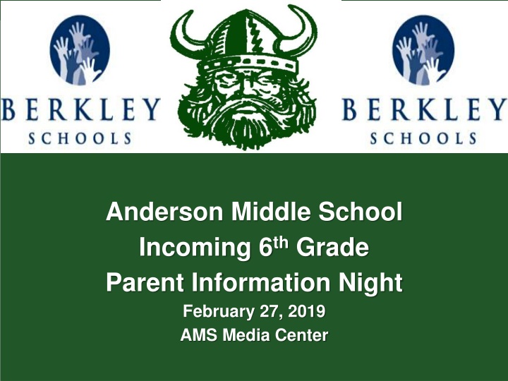 anderson middle school incoming 6 th grade parent