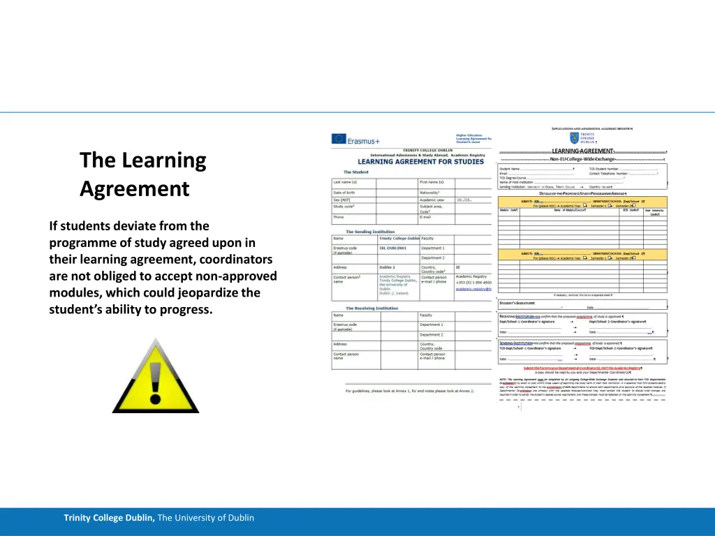 the learning agreement 1