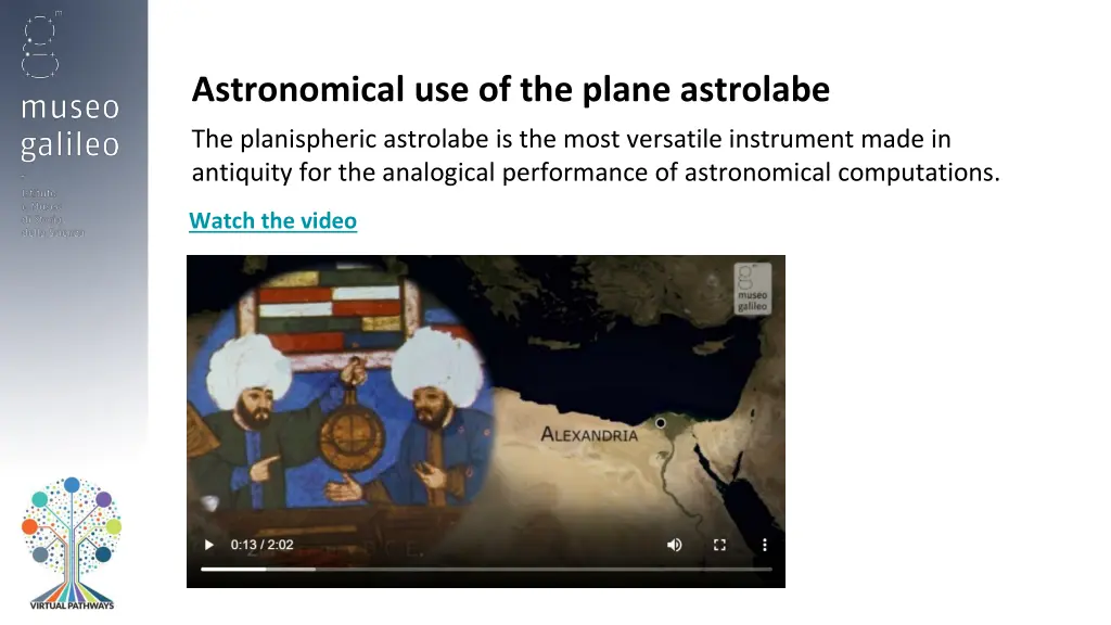 astronomical use of the plane astrolabe