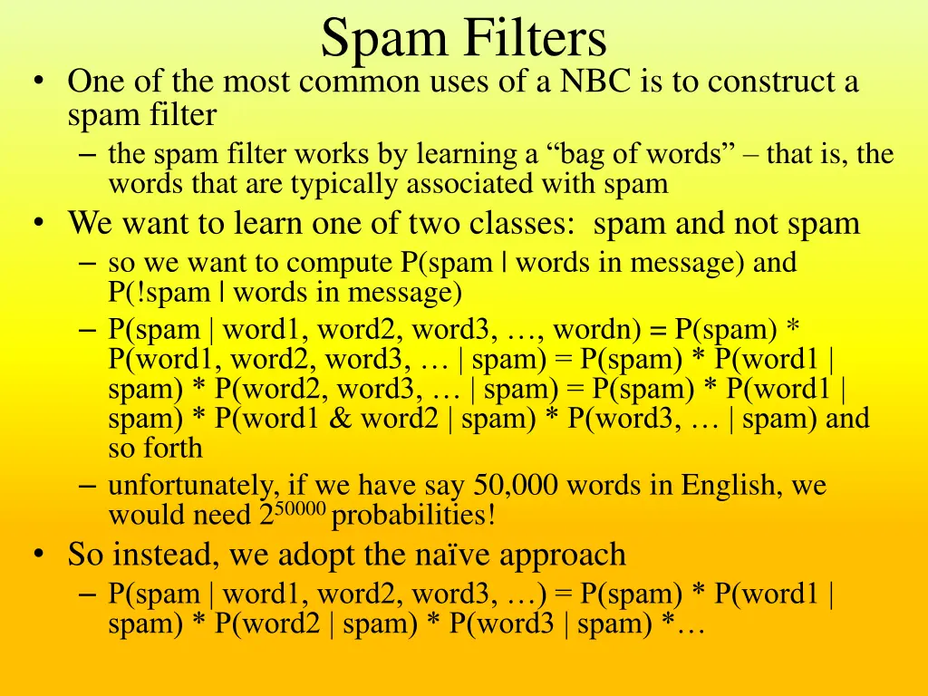 spam filters