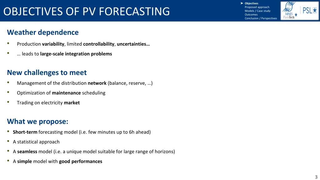 objectives proposed approach models case study