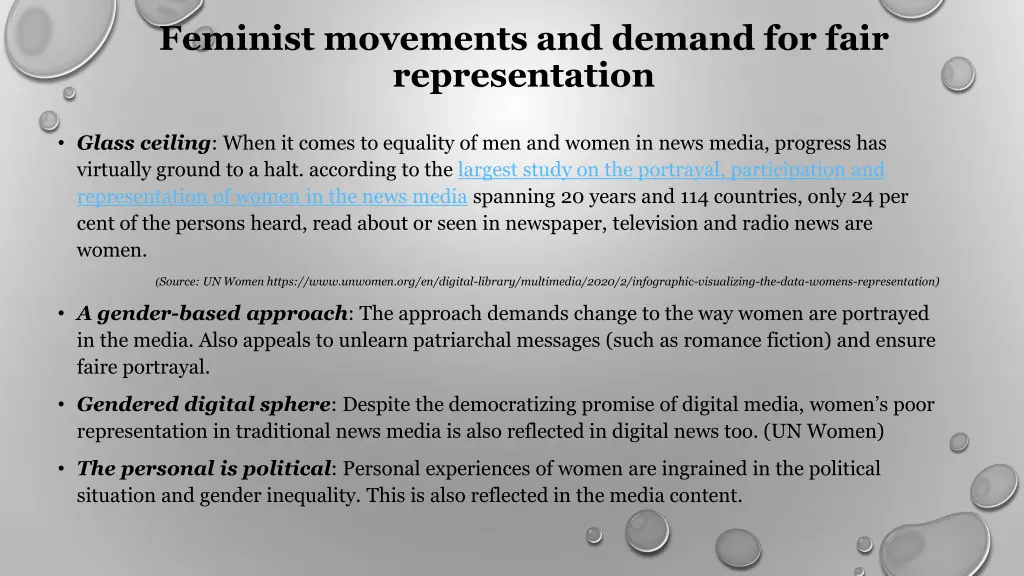 feminist movements and demand for fair