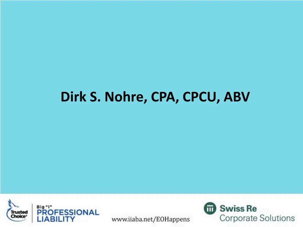 dirk s nohre cpa cpcu abv