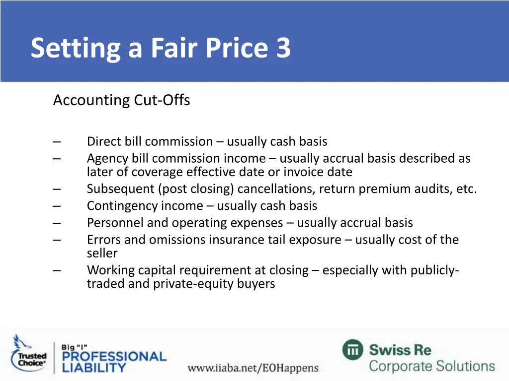 setting a fair price 3