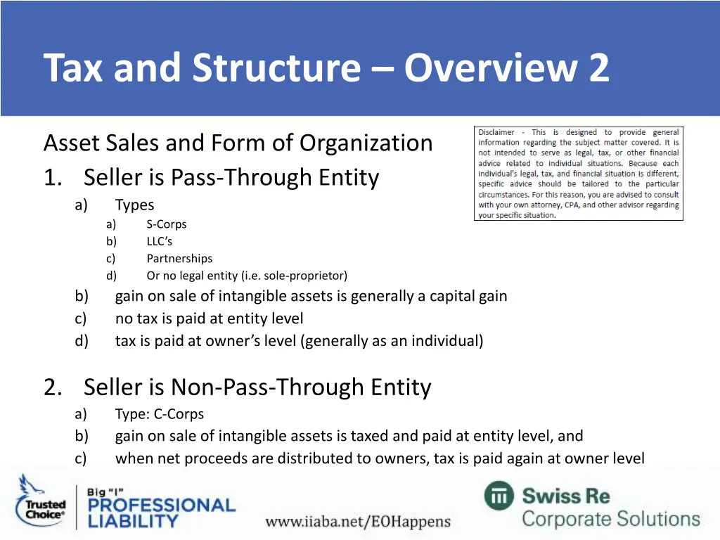 tax and structure overview 2
