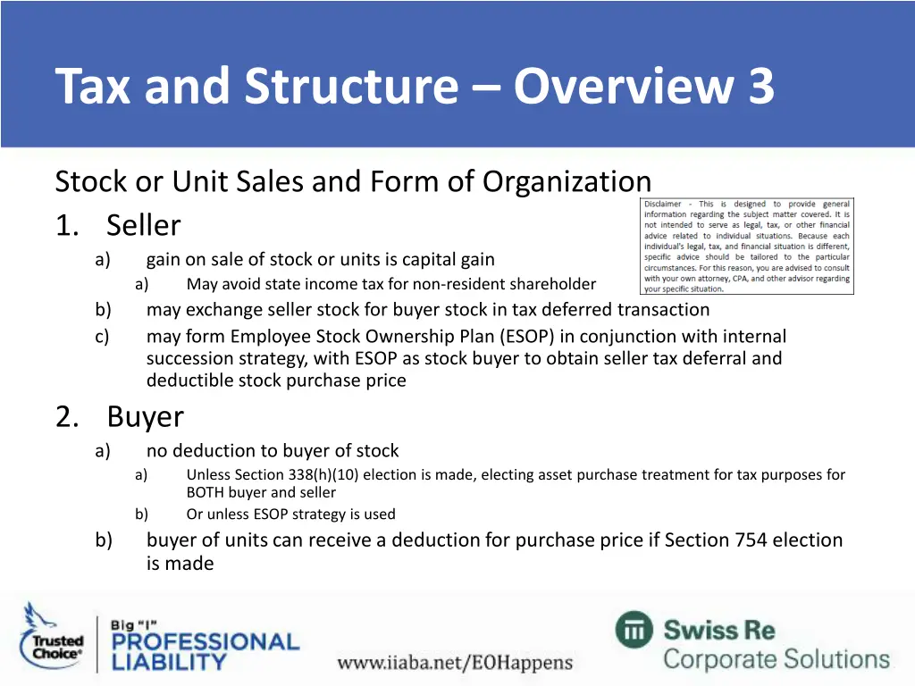 tax and structure overview 3