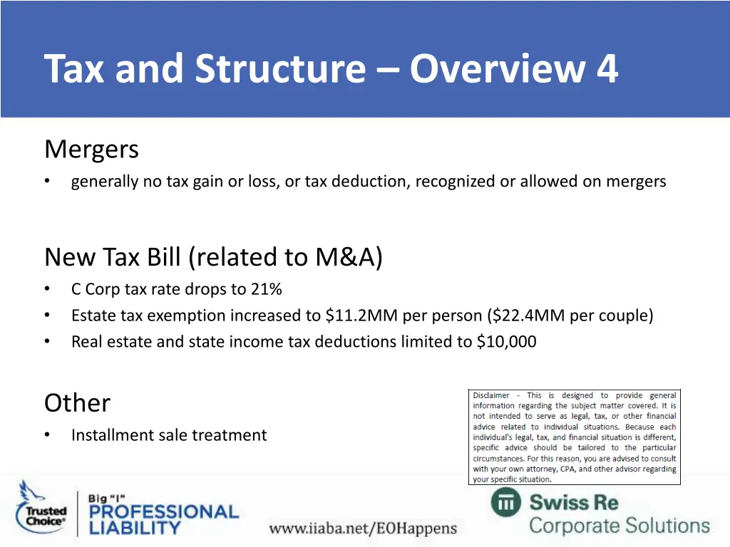 tax and structure overview 4