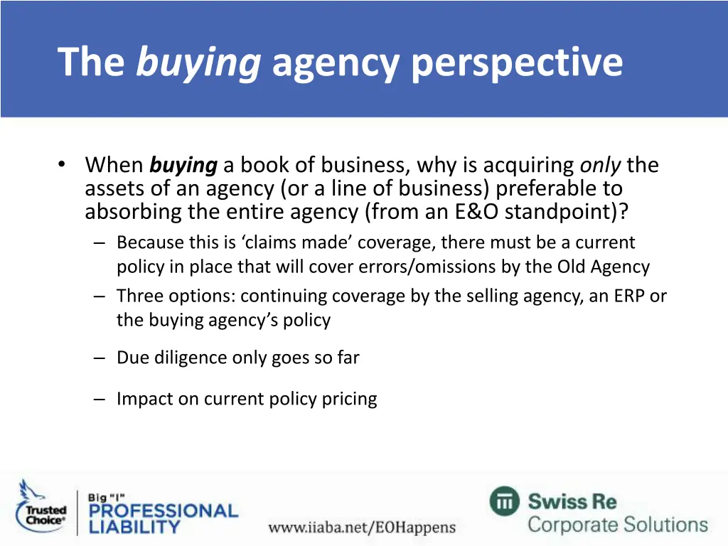 the buying agency perspective