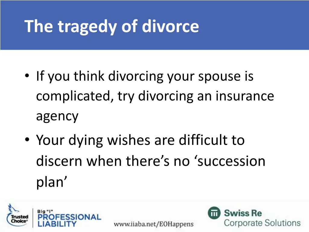 the tragedy of divorce