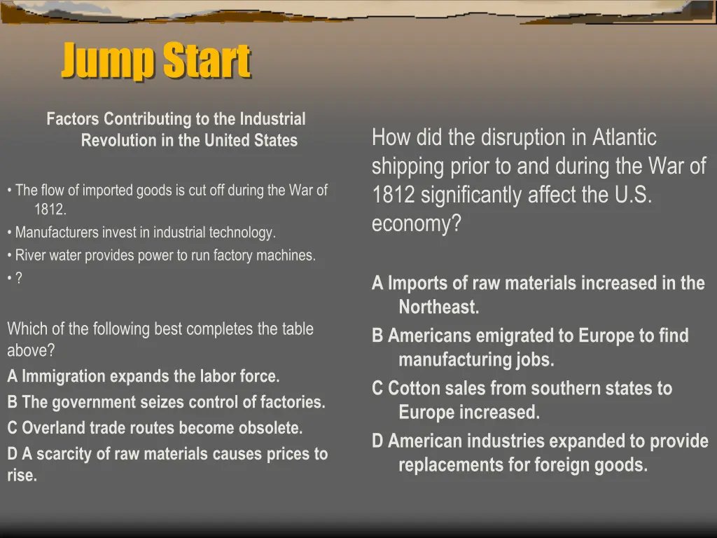 jump start