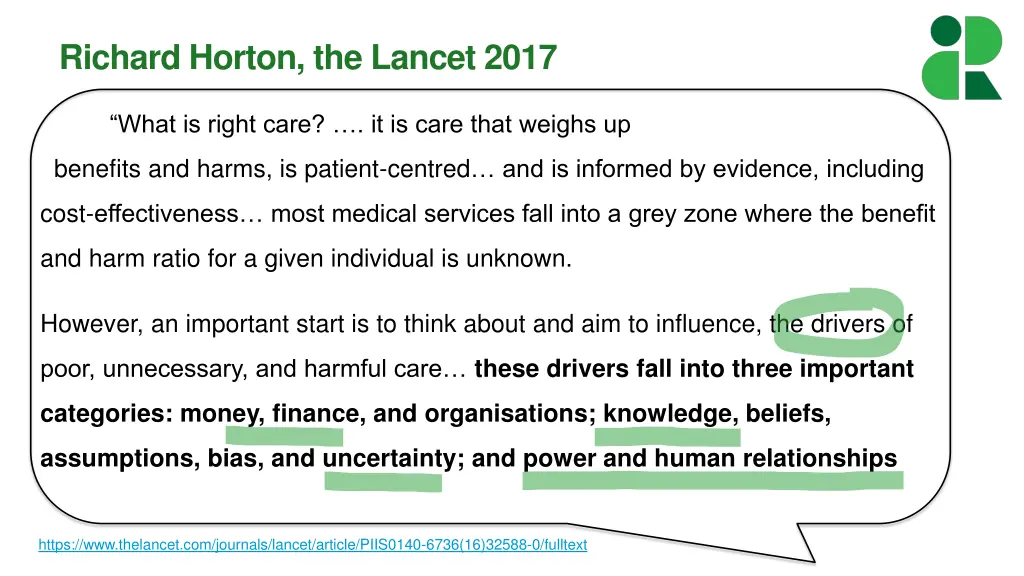 richard horton the lancet 2017