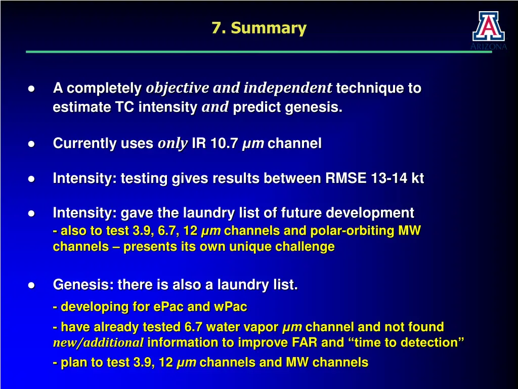 7 summary