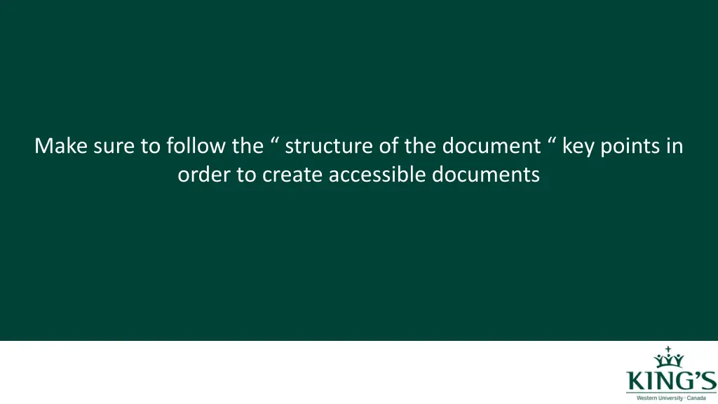 make sure to follow the structure of the document