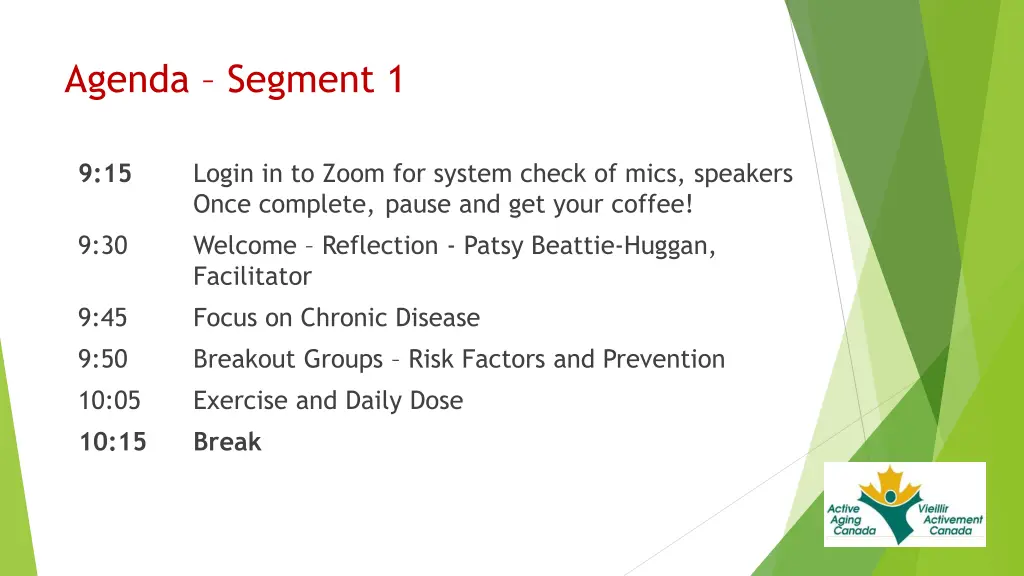 agenda segment 1