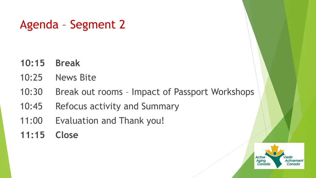agenda segment 2