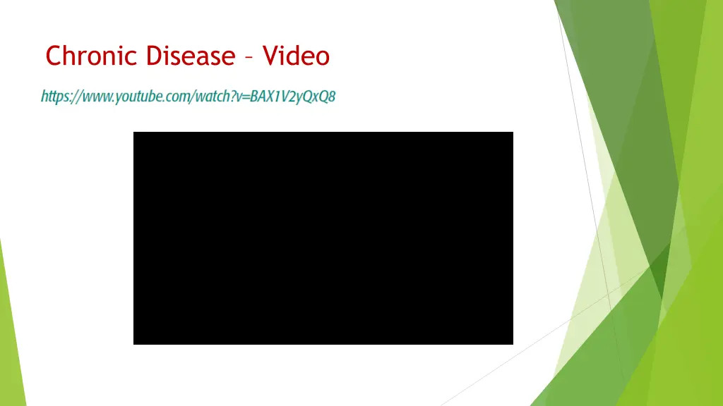 chronic disease video