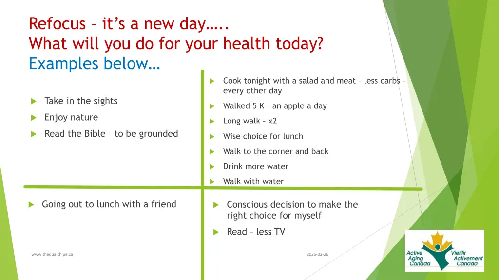 refocus it s a new day what will you do for your
