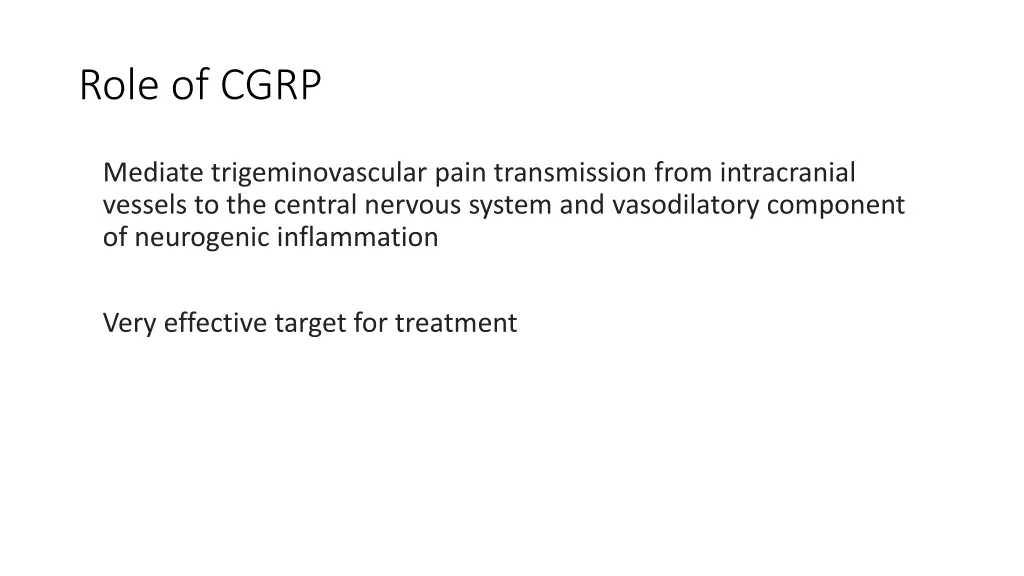 role of cgrp