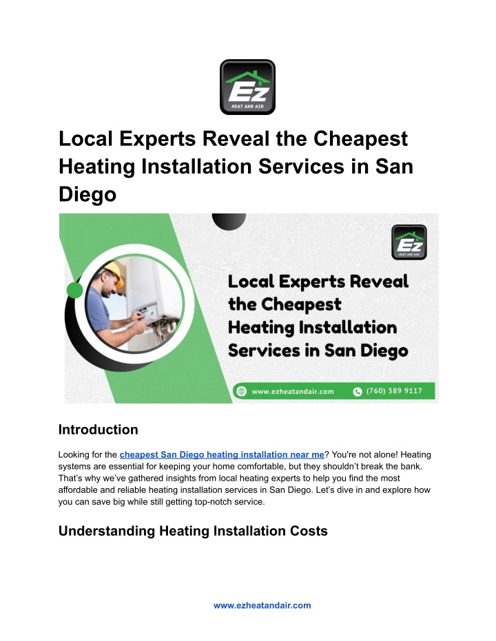 local experts reveal the cheapest heating