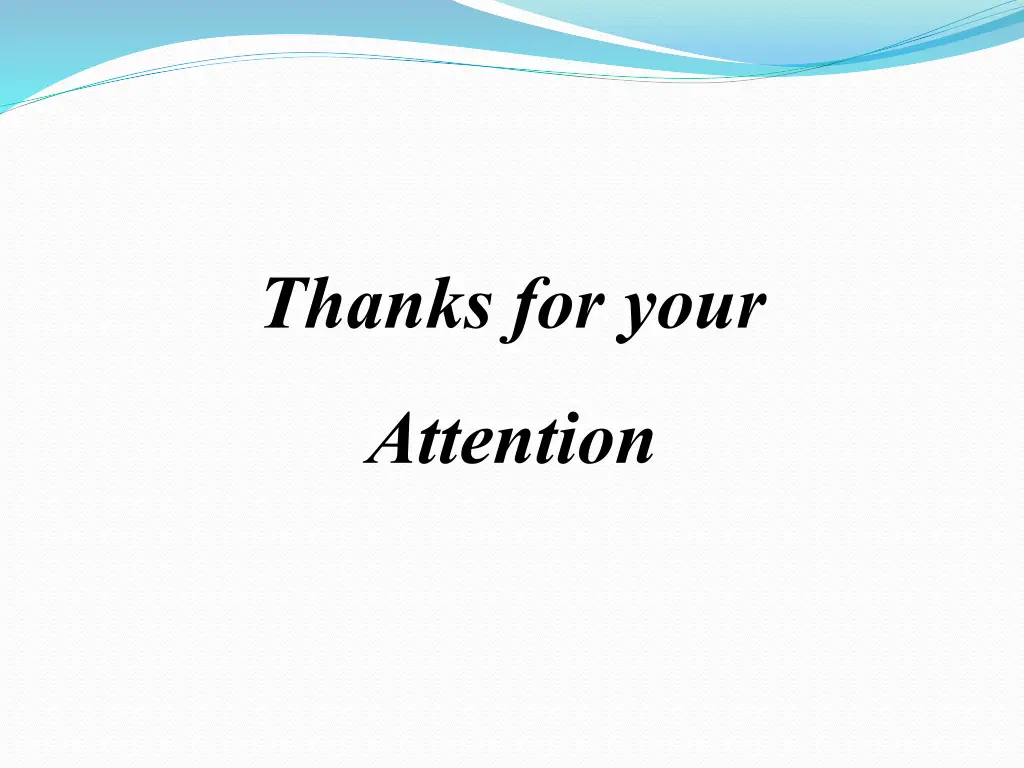 thanks for your attention