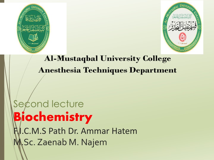 second lecture biochemistry f i c m s path