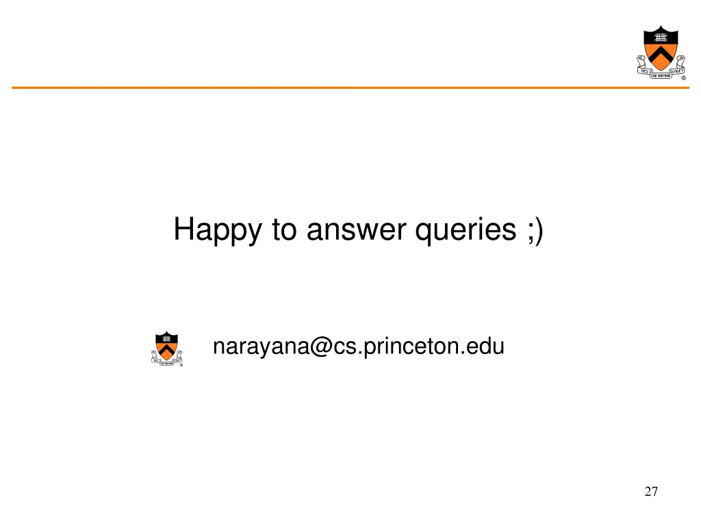 happy to answer queries