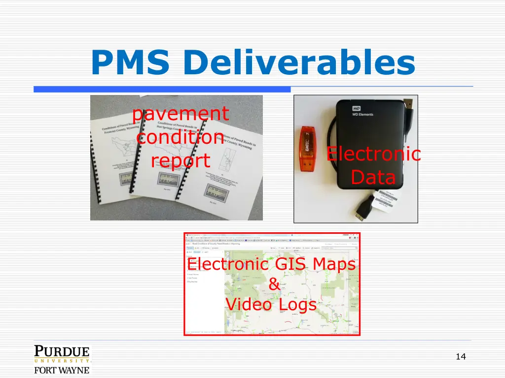 pms deliverables