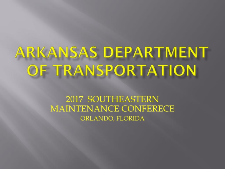 2017 southeastern maintenance conferece orlando