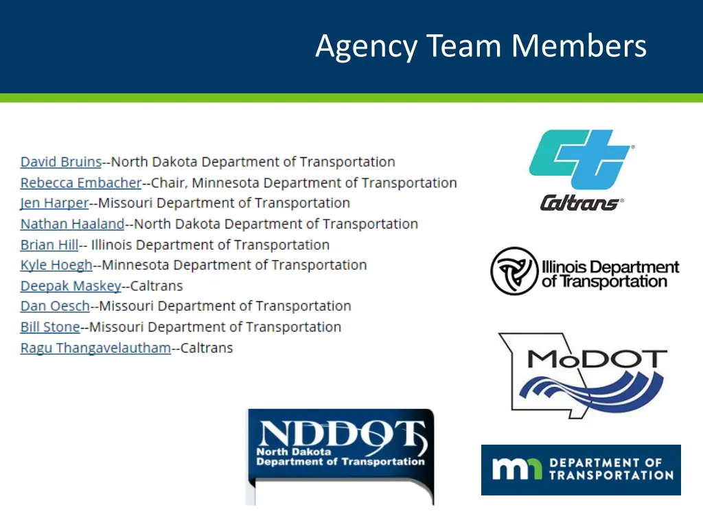 agency team members