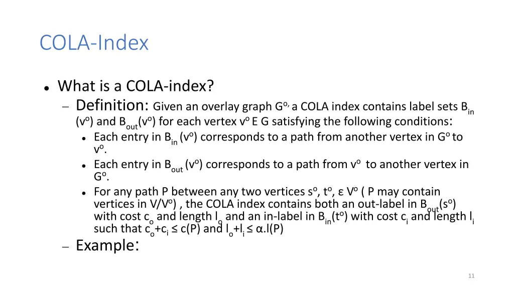 cola index