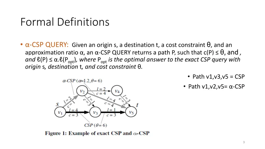 formal definitions