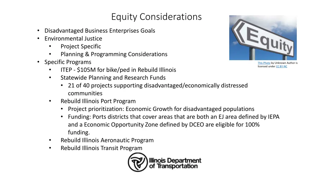 equity considerations