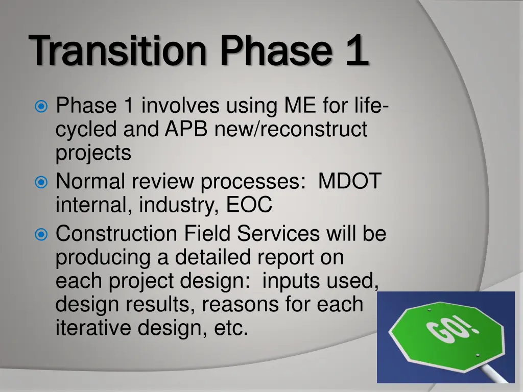 transition phase 1 transition phase 1